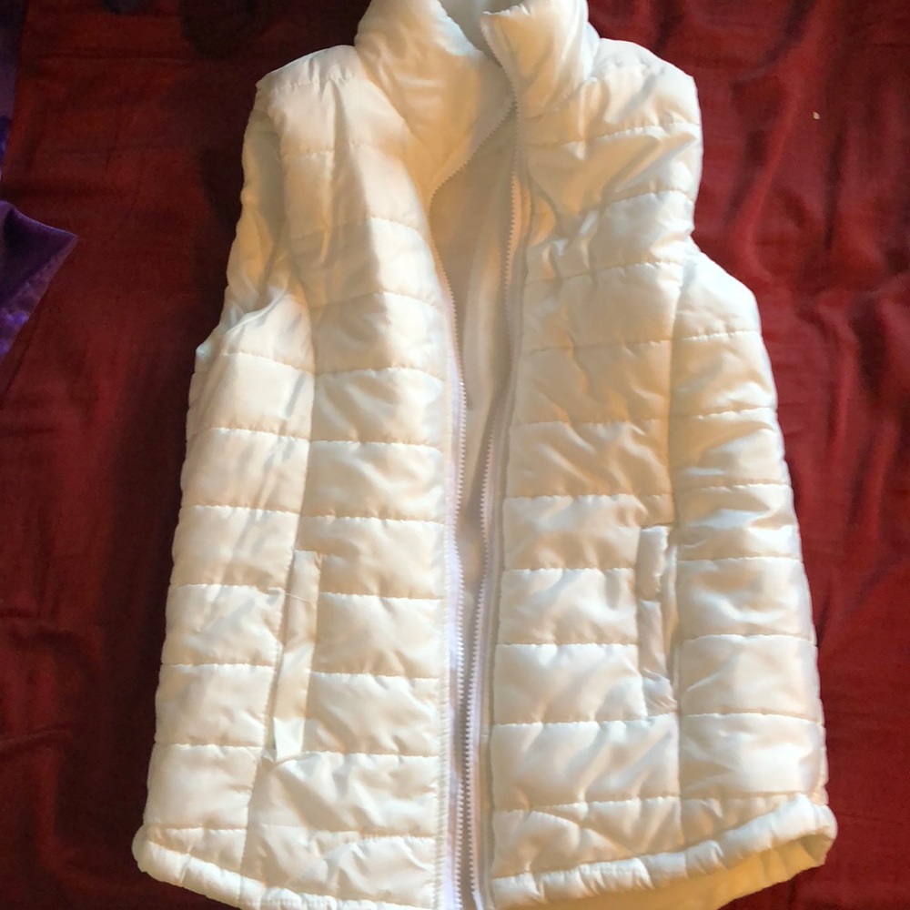 White Puffy Vest
